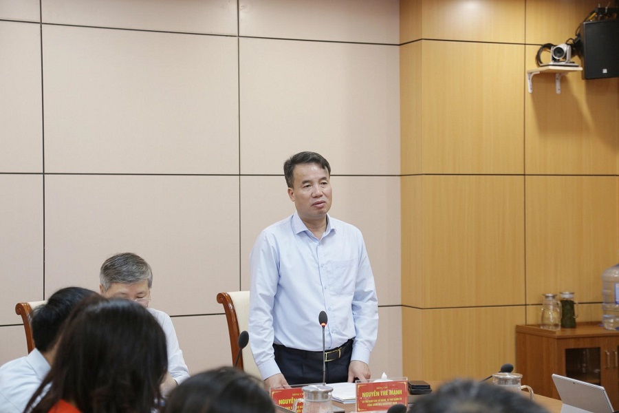Tổng Giám đốc Nguyễn Thế Mạnh kết luận tại Hội nghị.