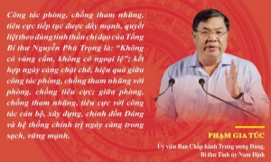 Nam Định: Tỉnh ủy thông báo nhanh kết quả Hội nghị Trung ương 9, khóa XIII