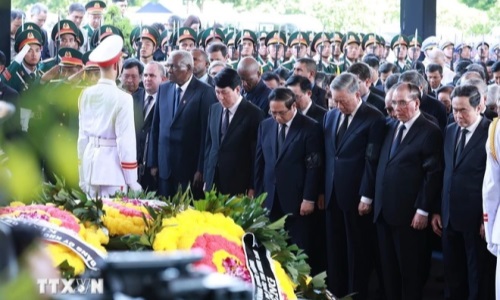 Lễ an táng Tổng Bí thư Nguyễn Phú Trọng tại Nghĩa trang Mai Dịch