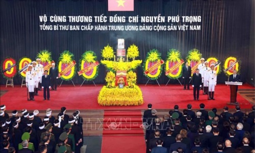 Hơn 5.600 đoàn trong nước và quốc tế đến viếng tại Lễ Quốc tang Tổng Bí thư Nguyễn Phú Trọng