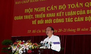 Quyết tâm đổi mới công tác cán bộ, xây dựng đội ngũ cán bộ lãnh đạo, quản lý đáp ứng yêu cầu