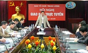 Tiếp tục thực hiện nhiệm vụ trọng tâm về công tác tổ chức xây dựng đảng