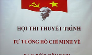 Hội thi thuyết trình “Tư tưởng Hồ Chí Minh về đạo đức công vụ”