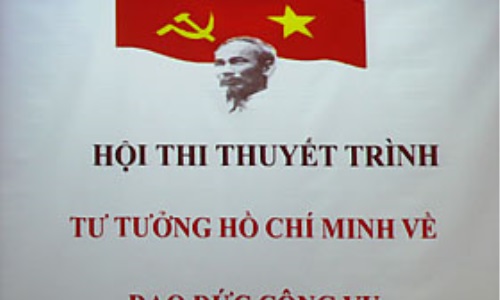 Hội thi thuyết trình “Tư tưởng Hồ Chí Minh về đạo đức công vụ”