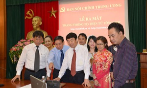 Ra mắt trang thông tin điện tử Ban Nội chính Trung ương