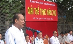 Công đoàn cơ quan Ban Tổ chức Trung ương tổ chức giải thể thao năm 2012