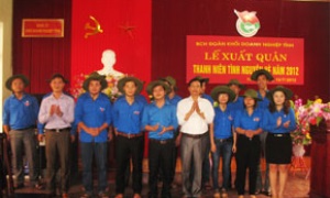 Lễ xuất quân thanh niên tình nguyện hè năm 2012