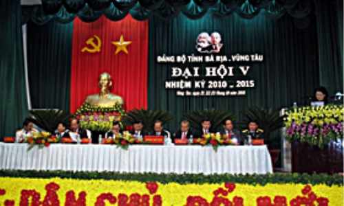 Đại hội đại biểu Đảng bộ tỉnh Bà Rịa - Vũng Tàu lần thứ V