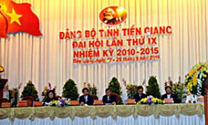 Đại hội đại biểu Đảng bộ tỉnh Tiền Giang lần thứ IX