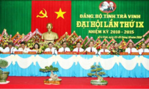 Đại hội đại biểu Đảng bộ tỉnh Trà Vinh lần thứ IX