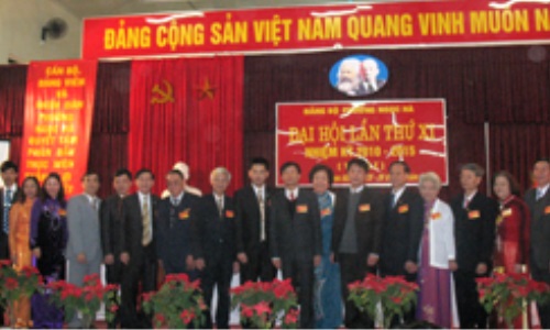 Đại hội đại biểu lần thứ XI Đảng bộ phường Ngọc Hà (quận Ba Đình) nhiệm kỳ 2010-2015 (vòng 1)