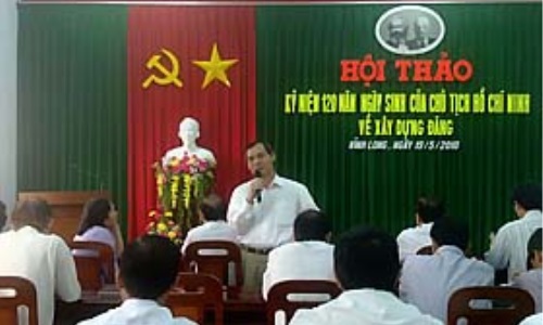 Hội thảo công tác xây dựng đảng theo Tư tưởng Hồ Chí Minh