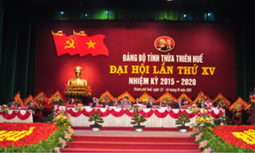 Khai mạc Đại hội đại biểu Đảng bộ tỉnh Thừa Thiên Huế lần thứ XV, nhiệm kỳ 2015-2020