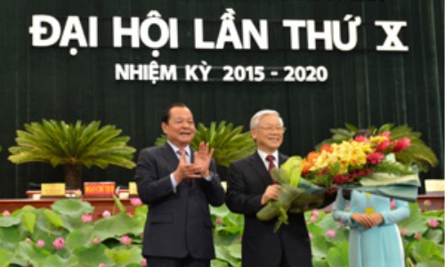 Tổng Bí thư Nguyễn Phú Trọng dự và chỉ đạo Đại hội đại biểu Đảng bộ TP. Hồ Chí Minh lần thứ X, nhiệm kỳ 2015-2020