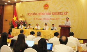 Họp báo Chính phủ thường kỳ tháng 8-2019