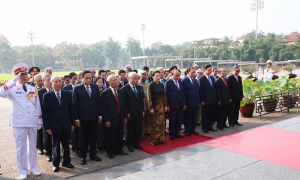 Lãnh đạo Đảng, Nhà nước viếng Chủ tịch Hồ Chí Minh