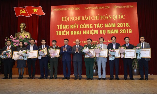 Hội nghị báo chí toàn quốc tổng kết công tác 2018 và triển khai nhiệm vụ 2019