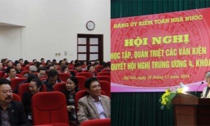 Đảng ủy Kiểm toán Nhà nước học tập, quán triệt Nghị quyết Hội nghị Trung ương 4 (khóa XII)