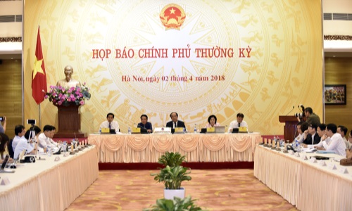 Họp báo Chính phủ thường kỳ tháng 3-2018