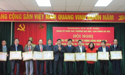 Đảng ủy Khối các trường đại học, cao đẳng Hà Nội triển khai nhiệm vụ năm 2019