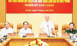 Hội nghị giới thiệu nguồn quy hoạch lãnh đạo Bộ Quốc phòng nhiệm kỳ 2021 - 2026