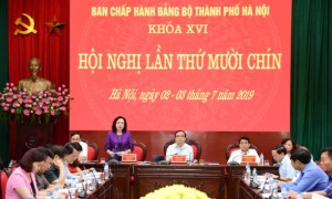 Hà Nội đẩy mạnh thực hiện các nghị quyết của Trung ương về công tác tổ chức xây dựng đảng