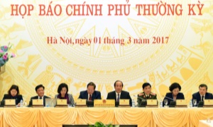 Họp báo Chính phủ thường kỳ tháng 2-2017