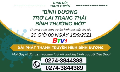 Bình Dương: triển khai Kế hoạch khôi phục các hoạt động kinh tế - xã hội trong trạng thái bình thường mới