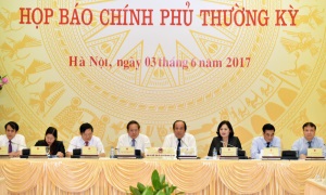 Họp báo Chính phủ thường kỳ tháng 5-2017