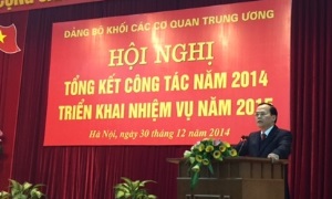 Năm 2015 chỉ đạo tổ chức tốt đại hội đảng bộ các cấp