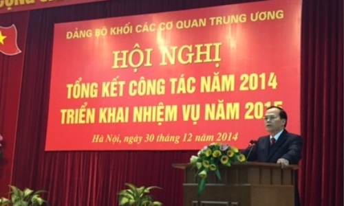 Năm 2015 chỉ đạo tổ chức tốt đại hội đảng bộ các cấp