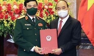 Thăng hàm Đại tướng cho Bộ trưởng Bộ Quốc phòng Phan Văn Giang
