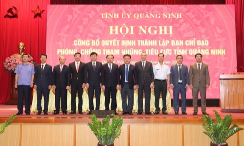 Quảng Ninh, Sóc Trăng, Sơn La công bố quyết định thành lập Ban Chỉ đạo Phòng chống tham nhũng, tiêu cực