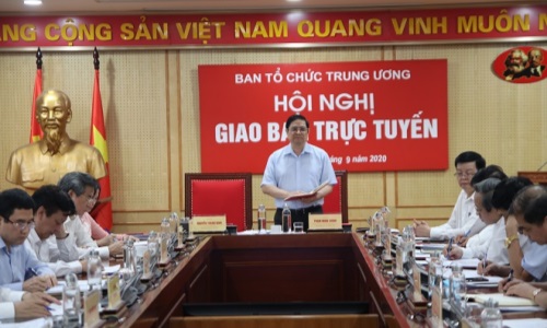 Giao ban trực tuyến Ngành Tổ chức xây dựng Đảng đánh giá công tác tháng 8, triển khai nhiệm vụ tháng 9-2020