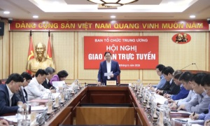 Hội nghị giao ban trực tuyến toàn Ngành Tổ chức xây dựng Đảng tháng 11-2020