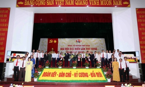 Đại hội đại biểu Đảng bộ huyện Tân Uyên (Lai Châu) khóa XVIII thành công tốt đẹp