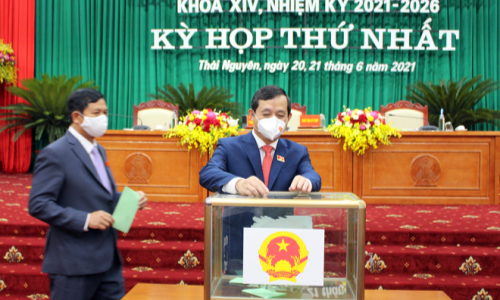 Thái Nguyên: Chủ tịch HĐND, UBND tỉnh tái cử với số phiếu tuyệt đối