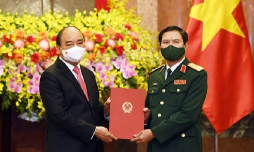 Chủ tịch nước trao Quyết định bổ nhiệm Tổng Tham mưu trưởng Quân đội nhân dân Việt Nam