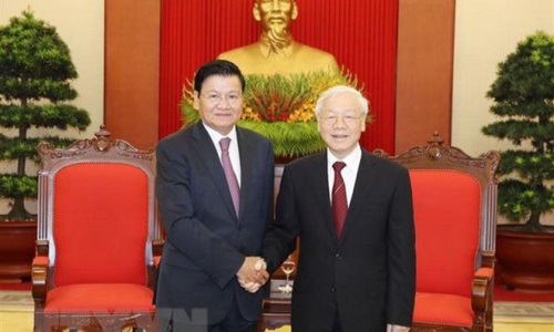 Việt Nam gửi điện mừng kỷ niệm 67 năm Ngày thành lập Đảng Nhân dân Cách mạng Lào