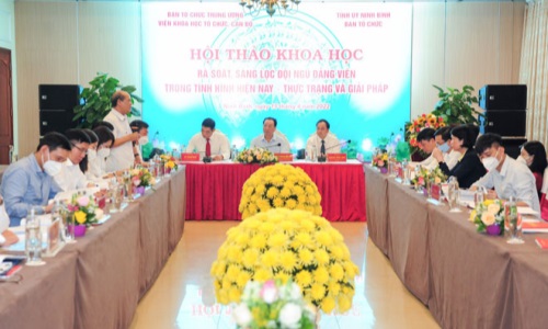 Hội thảo khoa học về rà soát, sàng lọc đội ngũ đảng viên