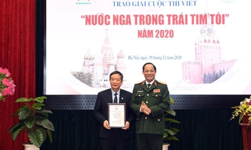 16 tác phẩm đoạt giải Cuộc thi viết “Nước Nga trong trái tim tôi” năm 2020