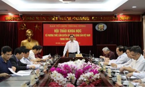 Hội thảo khoa học chuyên đề “Phương thức cầm quyền của Đảng Cộng sản Việt Nam trong tình hình mới”