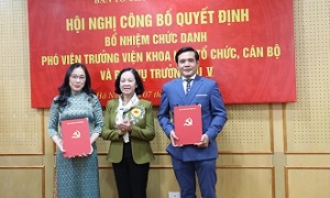 Ban Tổ chức Trung ương thi tuyển Phó Viện trưởng Viện Khoa học tổ chức, cán bộ và Phó Vụ trưởng Vụ V