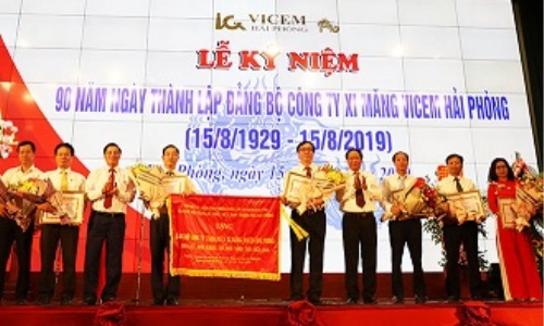 Kỷ niệm 90 năm Ngày thành lập Đảng bộ Công ty Xi măng Vicem Hải Phòng