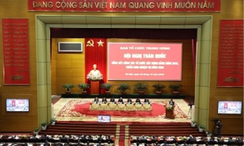 Hội nghị toàn quốc Ngành Tổ chức xây dựng Đảng tổng kết công tác năm 2019, triển khai nhiệm vụ năm 2020