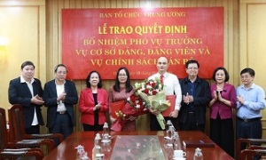 Ban Tổ chức Trung ương thi tuyển Phó Vụ trưởng Vụ Cơ sở đảng, đảng viên và Vụ Chính sách cán bộ