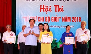 Sôi nổi Hội thi “Bí thư chi bộ giỏi” cấp phường ở quận Bắc Từ Liêm năm 2018