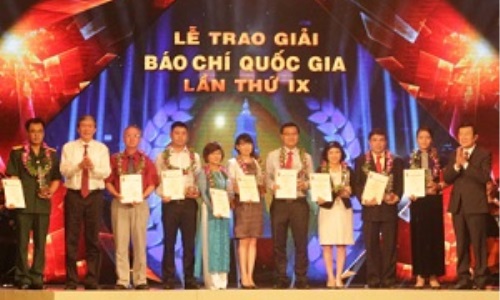 Trao Giải Báo chí Quốc gia lần thứ IX-2014