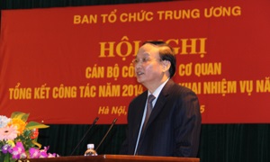 Ban Tổ chức Trung ương tổng kết công tác năm 2014, triển khai nhiệm vụ năm 2015