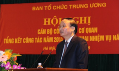 Ban Tổ chức Trung ương tổng kết công tác năm 2014, triển khai nhiệm vụ năm 2015